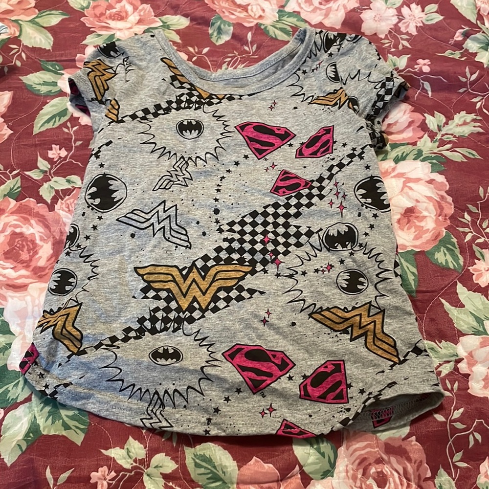 Girls super hero shirt